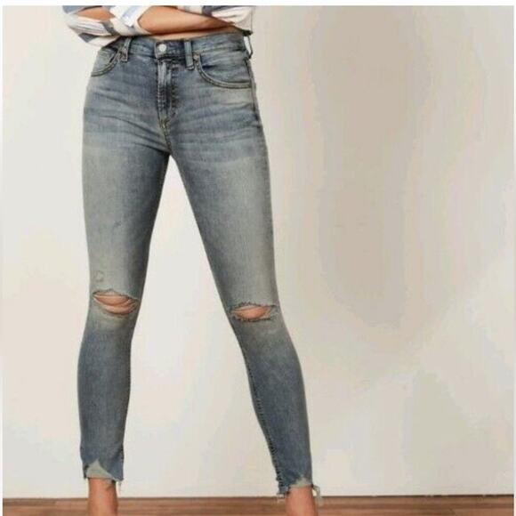 Boyish Denim - Boyish High-Rise Donny Skinny Jeans in A Fist Full of Dollars Women’s Sz 30